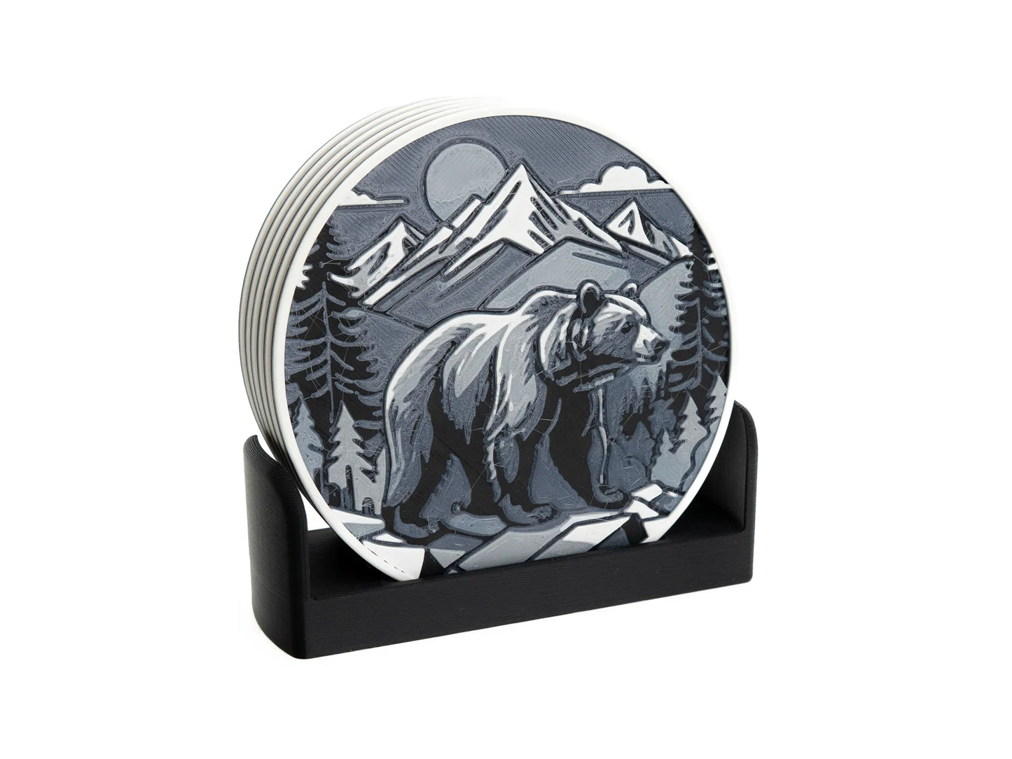 Mountain Wildlife Coasters (set of 3)