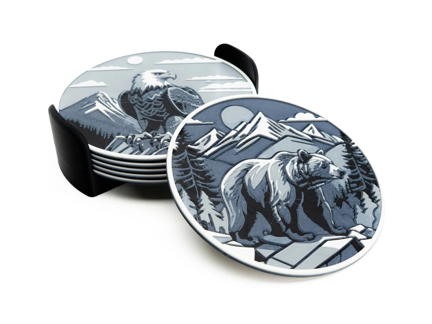 Mountain Wildlife Coasters (set of 3)