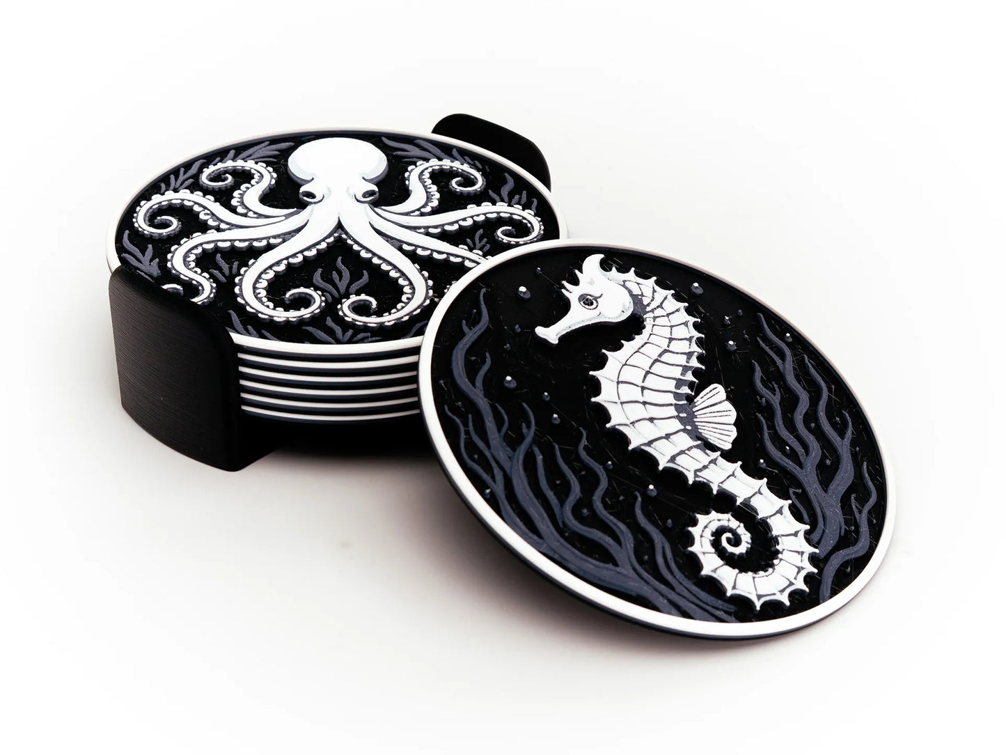 Ocean Wildlife Coasters (set of 4)