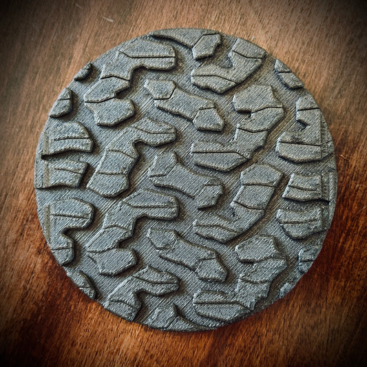 All Terrain Tire Tread Drink Coasters